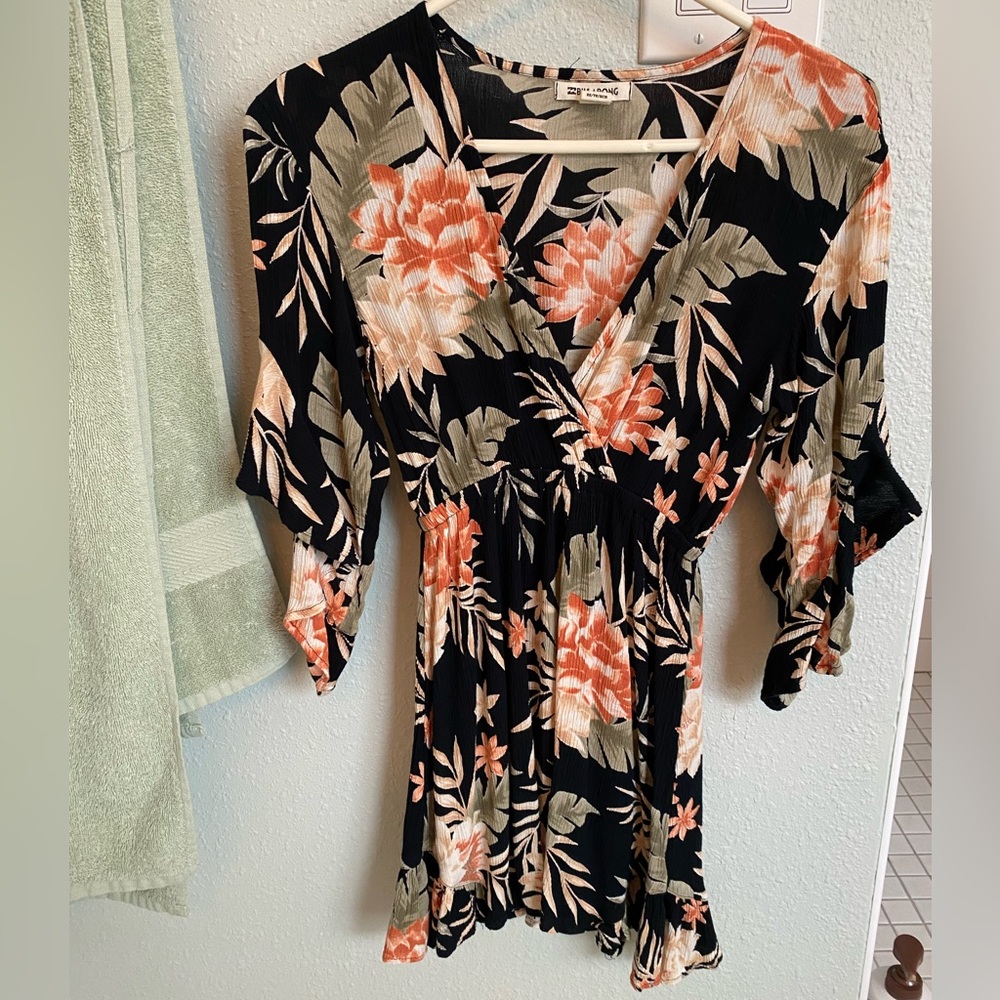 Billabong tropical print dress - XS